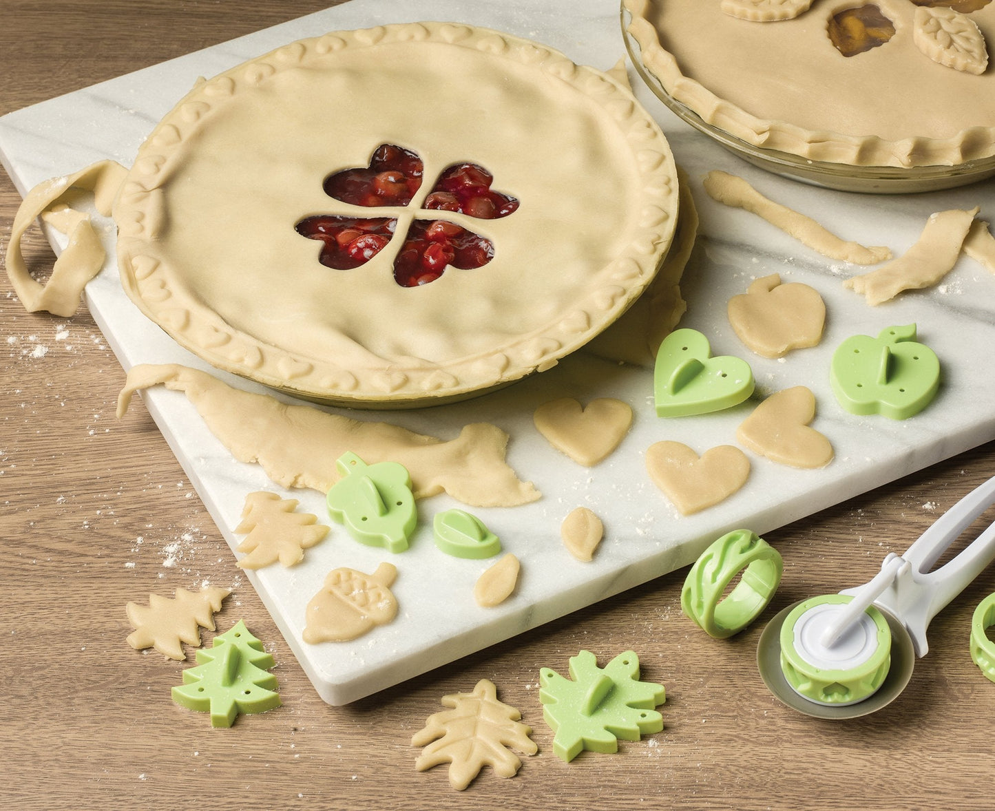 Fox Run Pie Top Cutters and Decorating Kit, 11-Piece Set