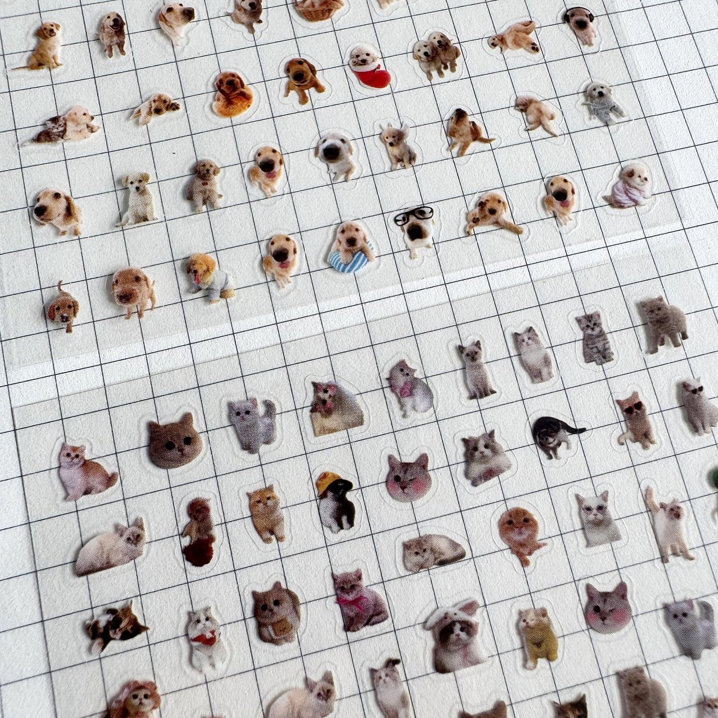 MOLNESO 2000+ Mini Stickers Pack, 36 Sheets Tiny Animal & Cute Pet Stickers with Tweezer, 5mm Small Stickers for Journals, Planners, Scrapbooking, DIY Decoration