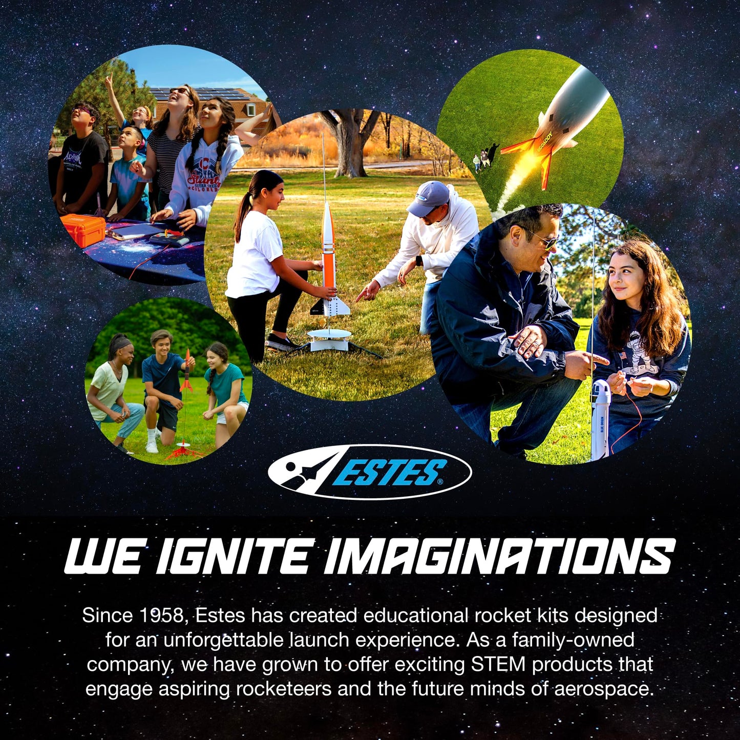 Estes 0653 Ripley Rocket Rocket-Building Kit, Intermediate Flying-Model-Rocket Kit for Ages 10+