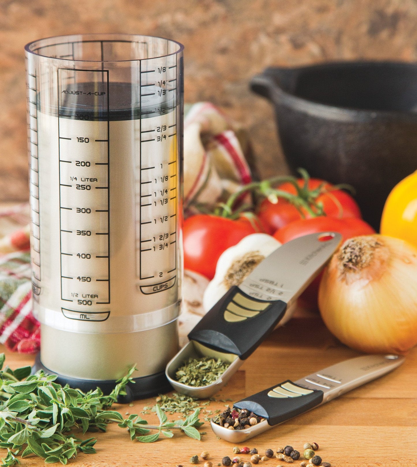 KitchenArt 2 Cup Pro Essentials Gift Set, 6.5x6.5x7", 3-Piece Set
