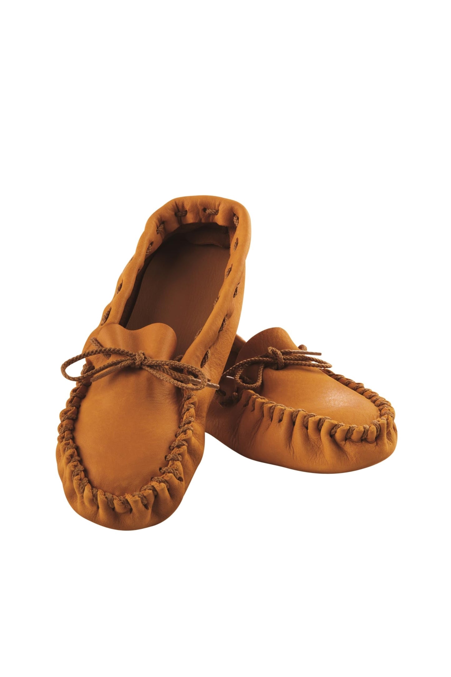 Realeather Adult Moccasin Leathercraft Kit, 10-11, Golden Tan