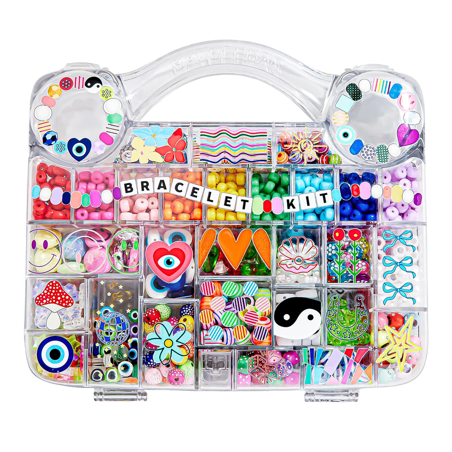 BaubleBar Ultimate DIY Bracelet Kit | 1000+ Pcs | Great for a Gift or Party | Bracelet Jewelry Making Kit with Beads
