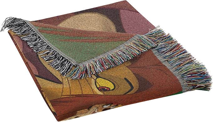 Northwest Lion King Woven Tapestry Throw Blanket, 48" x 60", Jungle Friends