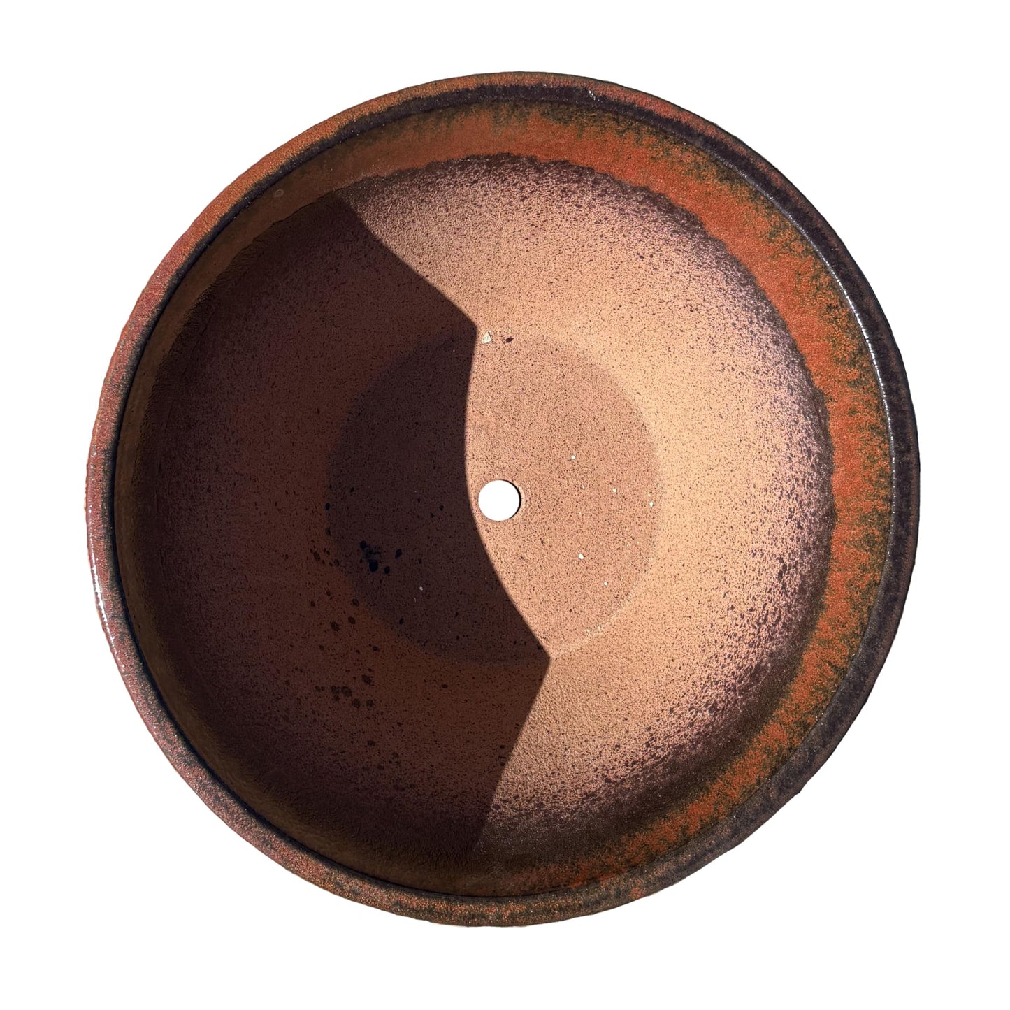 Ten Thousand Pots Succulent Pot - 12 Inch Brown Planter (Ceramic) - Handcrafted, Durable Flower Pot