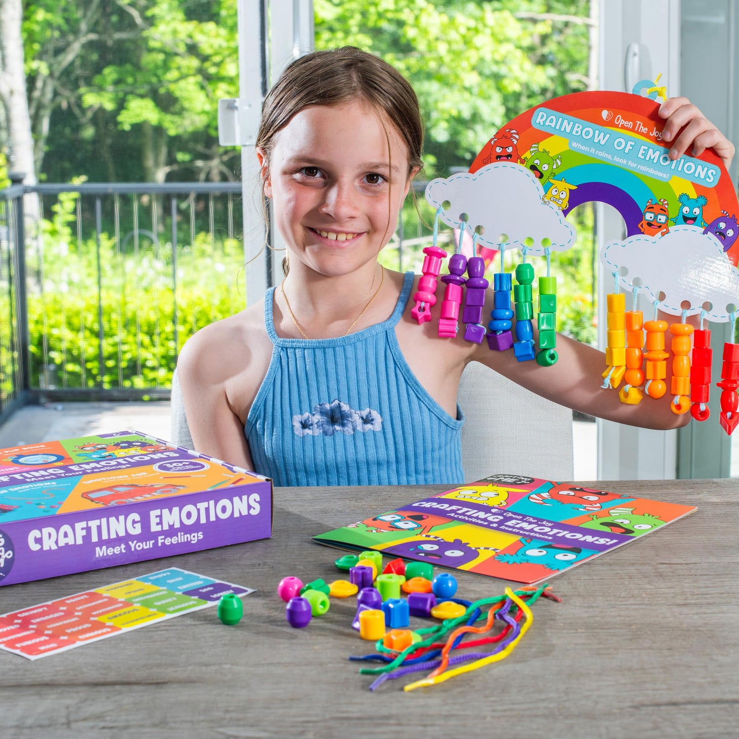 Open The Joy Crafting Your Emotions – DIY Emotional Awareness & Mindfulness Craft Kit for Kids – Creative Arts & Sensory Play for Emotional Regulation & Self-Expression – Ages 4 and Up