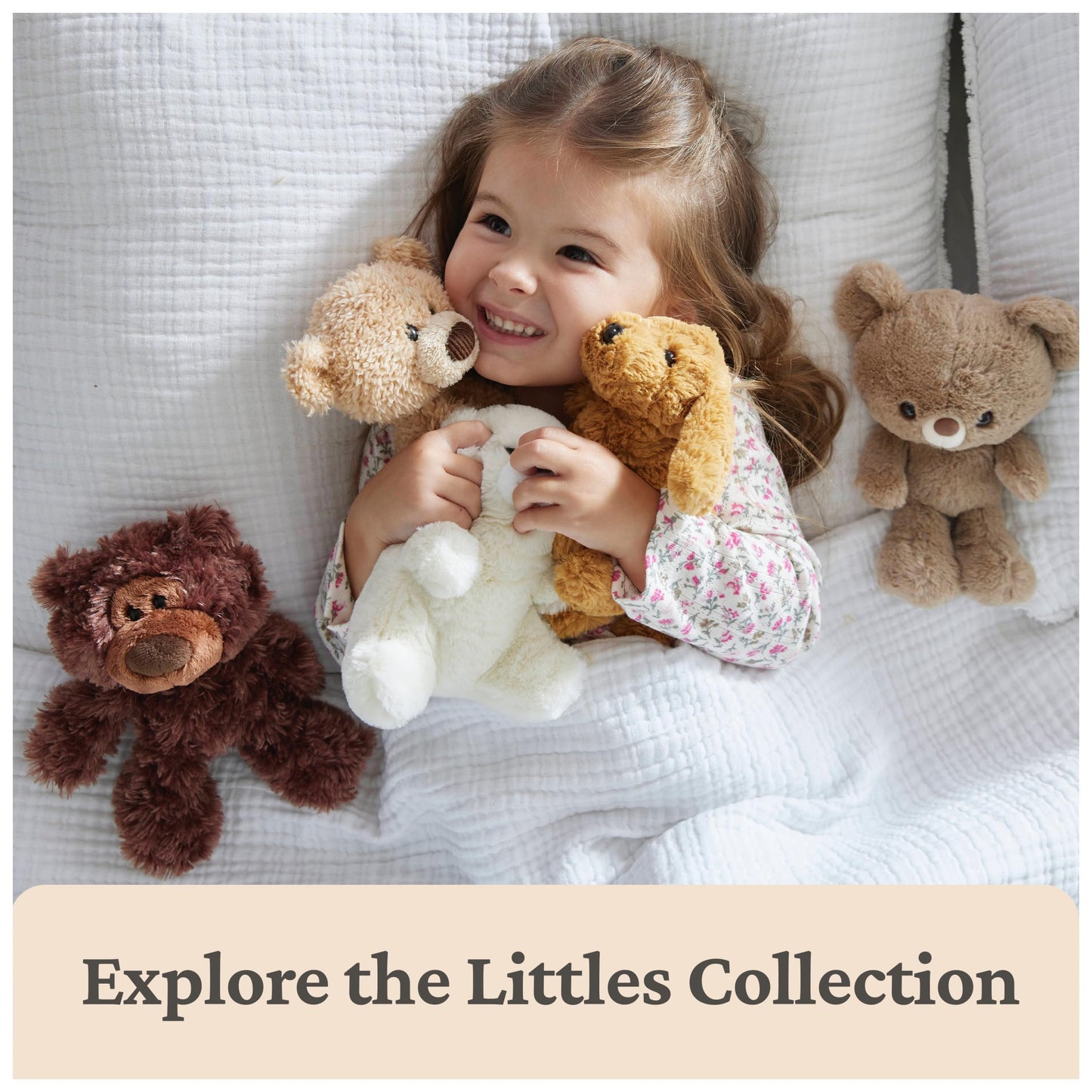 GUND Philbin Teddy Bear, Little Stuffed Animals, Classic Plush Toys for Ages 1 and Up, Chocolate Brown, 7”