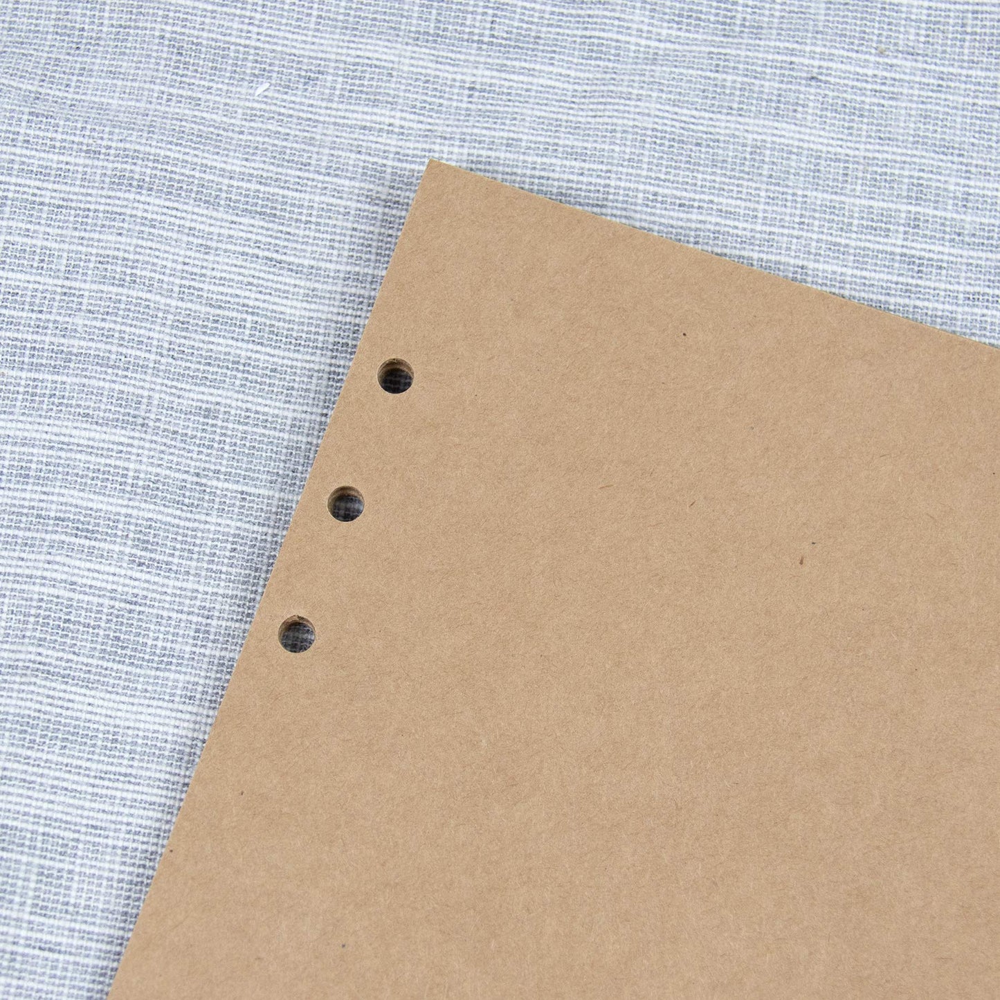 AUEAR, 3 Sets A5 Kraft Paper Divider 6 Holes Ring Index Page Tab Cards for Travel Diary Binder Notebooks Journal Plan