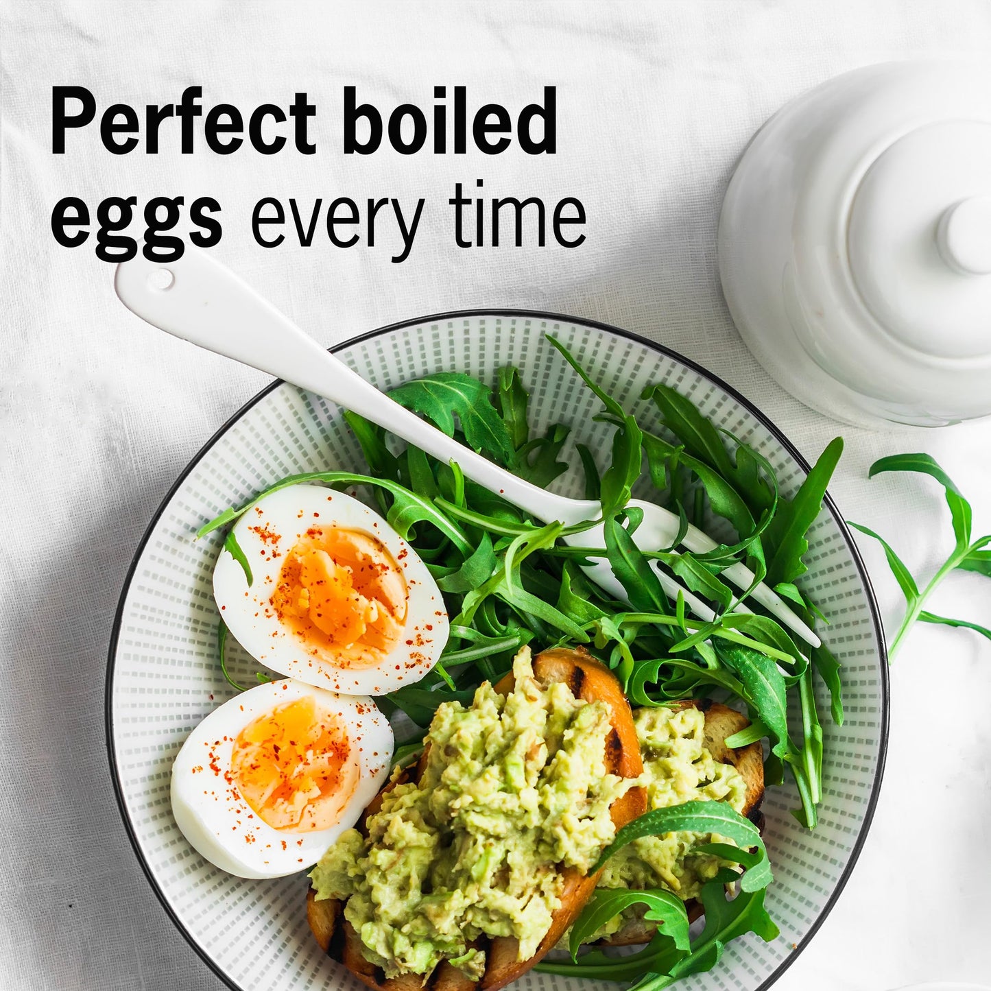 One World BeepEgg – Egg Timer for Boiling Eggs – Musical Egg Cooker for Soft, Medium, Hard Boiled Eggs – Food Safe – Singing Floating Egg Timer – Egg Cooker for 3 Levels of Doneness - Brainstream