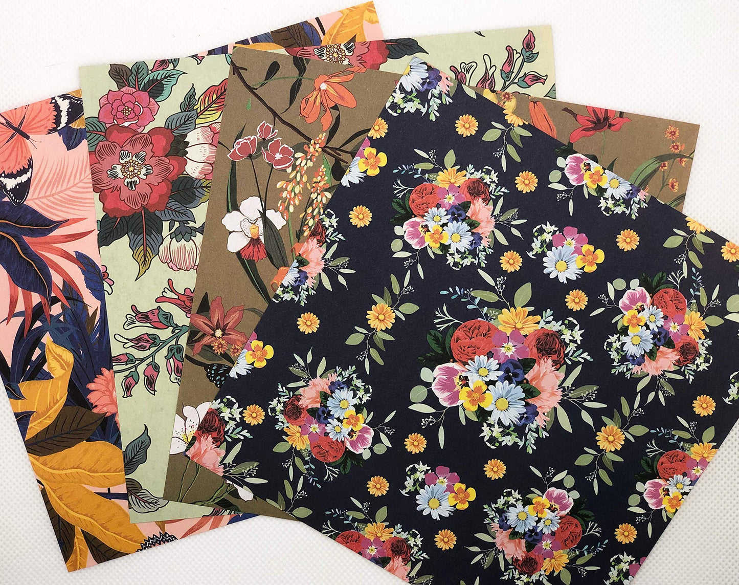 Origami Paper 500 sheets Flower Patterns 6" (15 cm): Tuttle Origami Paper: Double-Sided Origami Sheets Printed with 12 Different Patterns (Instructions for 6 Projects Included)
