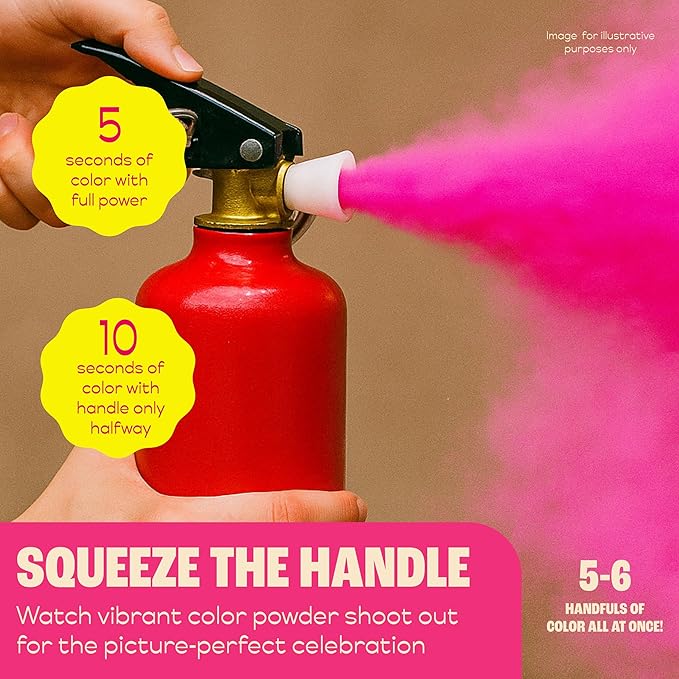 Chameleon Colors Color Blasters, Gender Reveal Fire Extinguisher, Gender Reveal Smoke Bombs, Powder Cannon, Smoke Blaster
