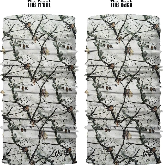 Obacle Neck Gaiter Face Mask Bandana for Dust Wind Sun Protection for Men Women