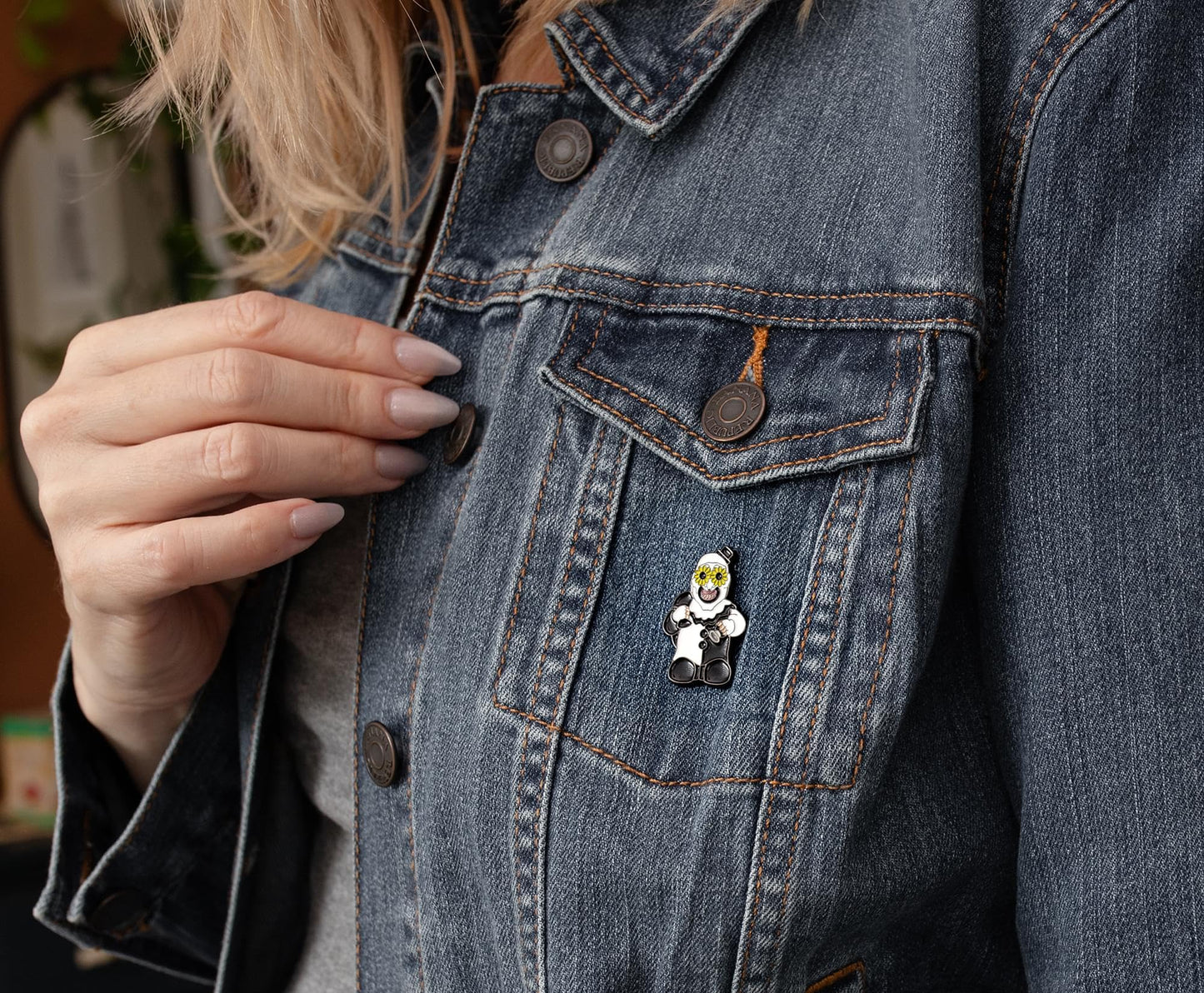 Terrifier 2 Art The Clown Enamel Pin | Badge Accessories For Lanyard, Backpack, Clothes