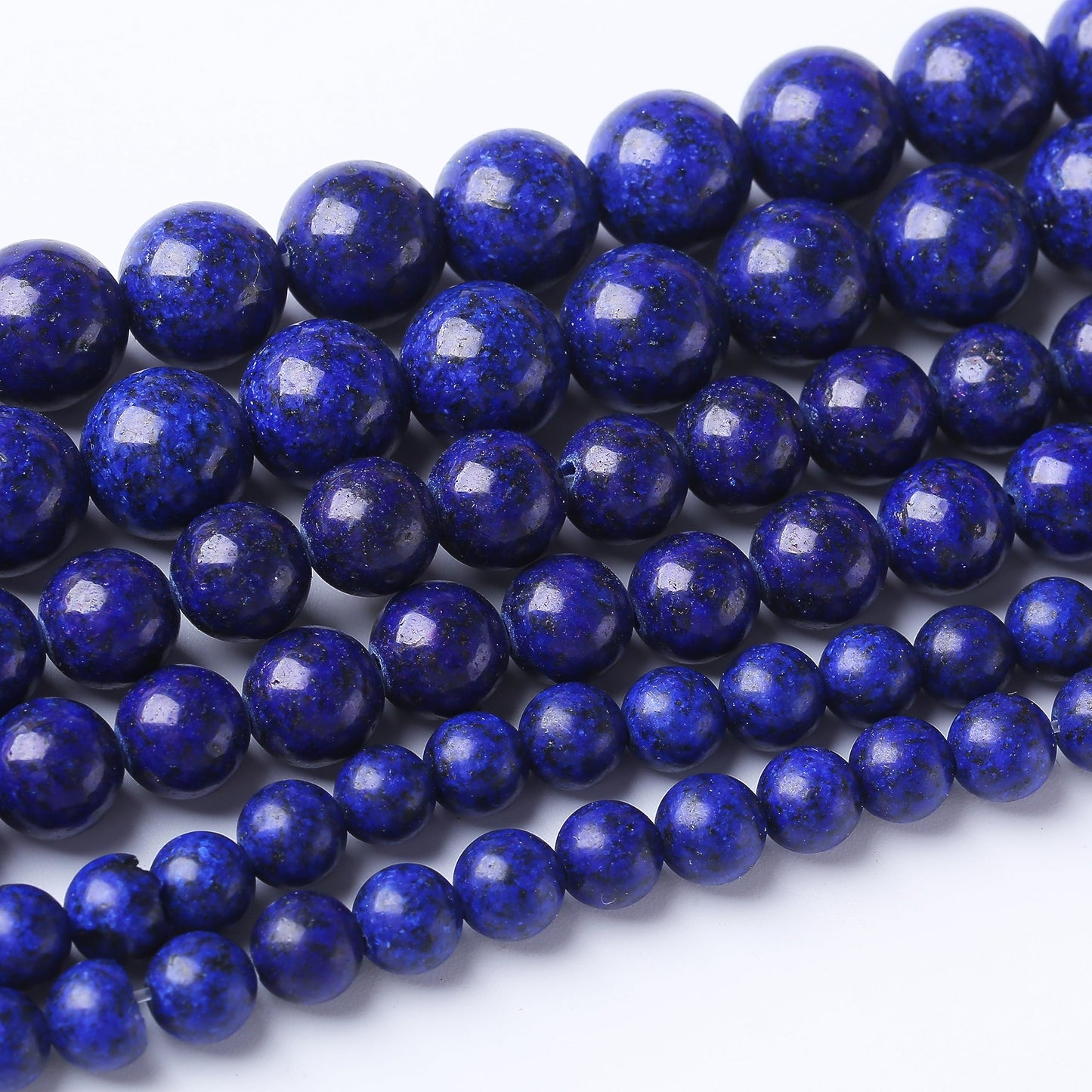 36PCS 10MM Lapis Lazuli Stone Beads Natural Gemstone Bead Crystal Healing Energy Jewelry Making DIY 15 inches