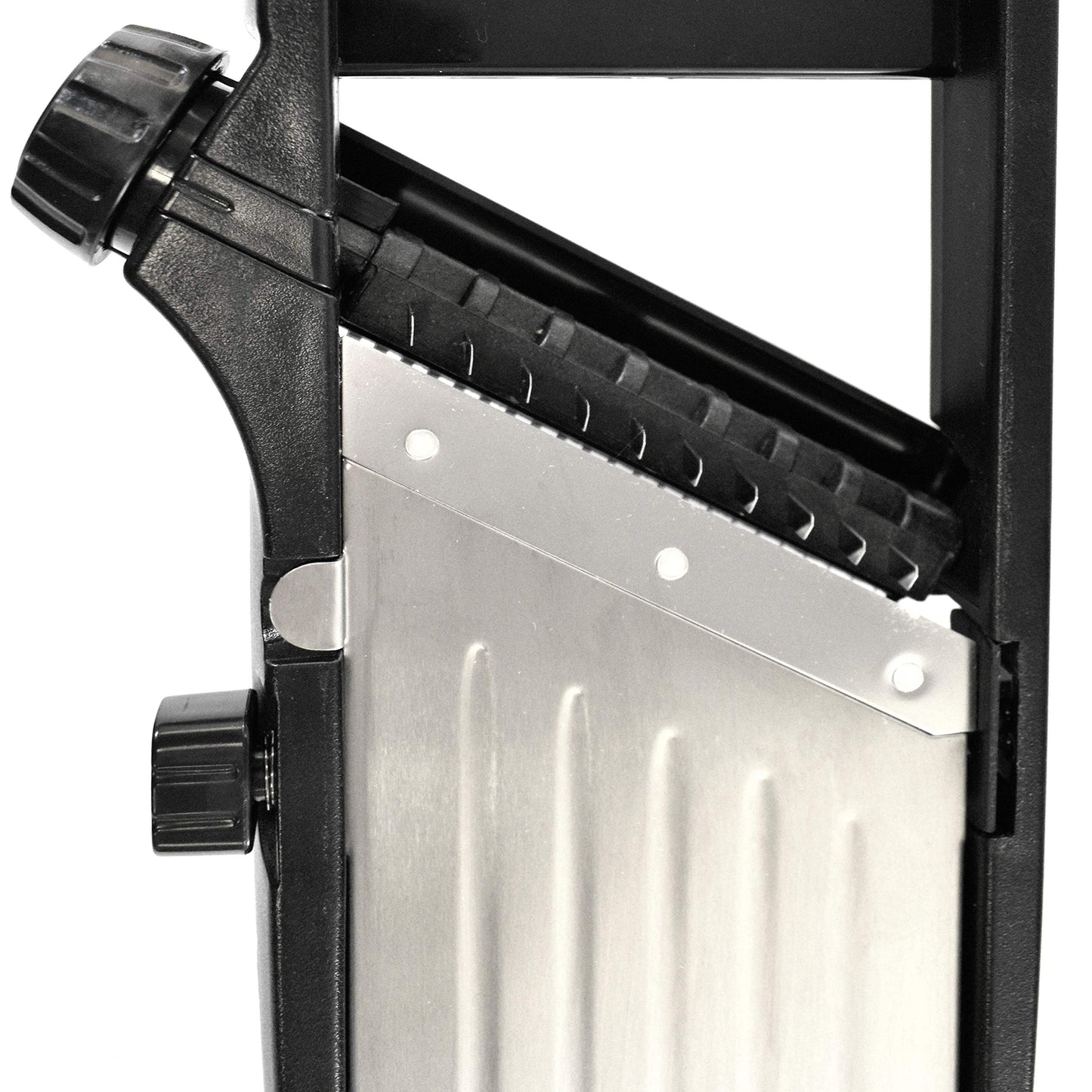Norpro Deluxe Mandoline Slicer/Grater, Black, 12-in.