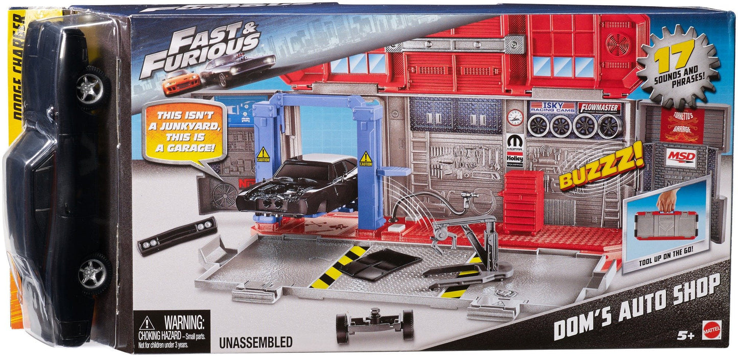 Mattel Fast & Furious 8 Customizers Dom's Auto Shop Vehicle