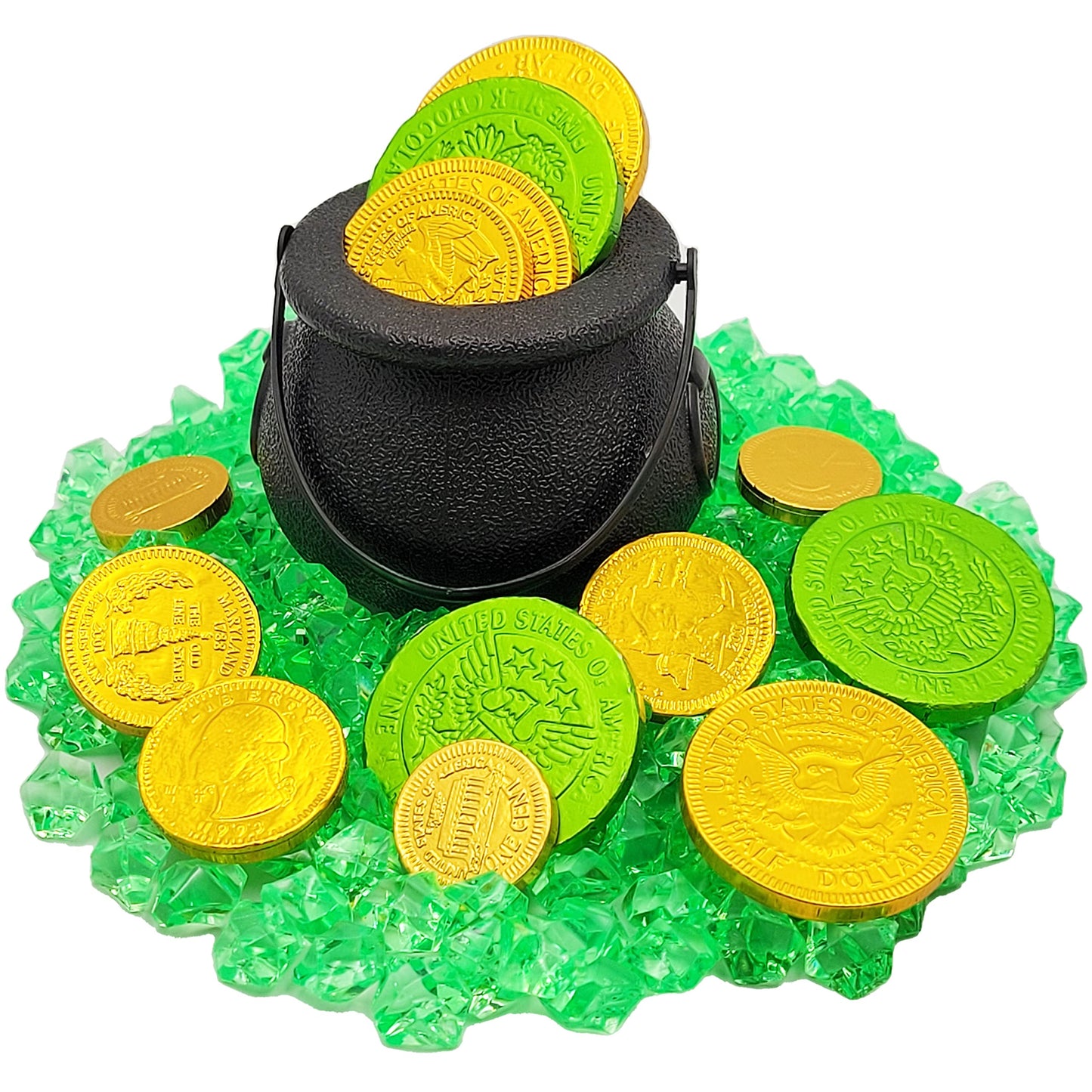 Black Candy Cauldron Kettles, Party Decoration Supplies, St. Patrick's 3" Inches (12-Pack) Witch Cauldron, Candy Bucket, Cauldron Pot