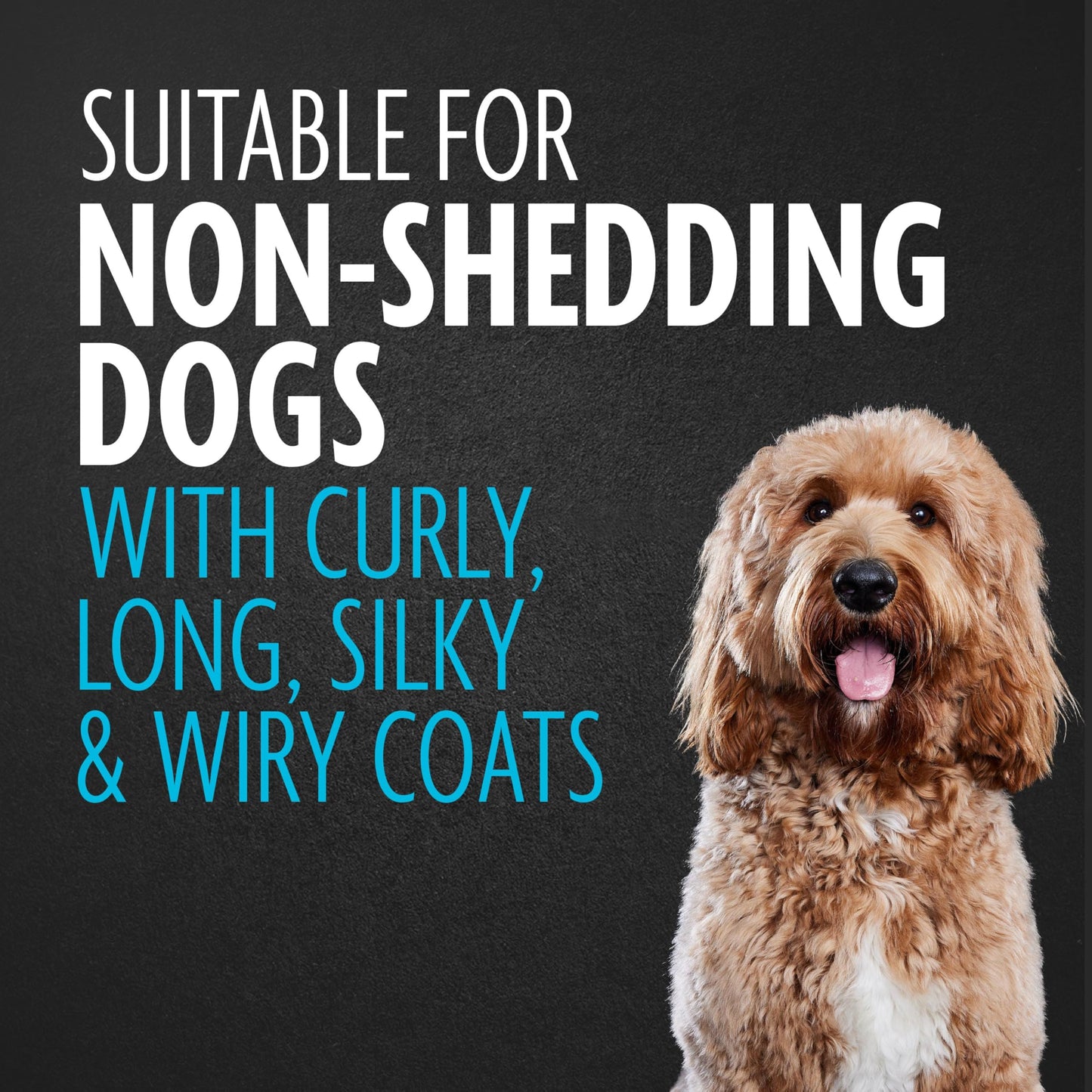 FURminator Doodle Grooming Tool & Shampoo/Conditioner Bundle, Dematting Tool with Comb for Mats, Tangles Plus 2-in-1 Shampoo & Conditioner for Doodle Dog Breeds, Curly, Long, Silky & Wiry Coats