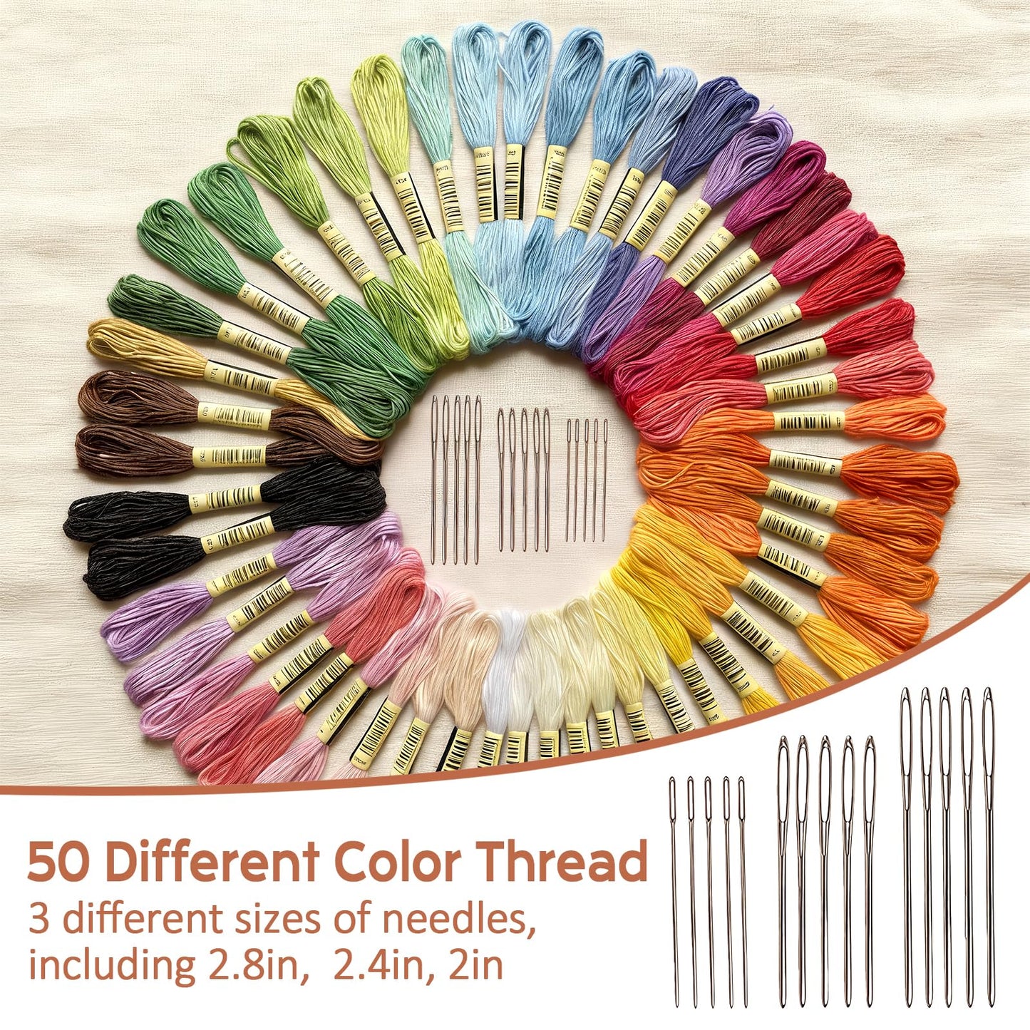Esoes Speedweve Darning Mini Loom Kits with 50 Color Threads, Sock Darning Mushroom Egg, Complete Darning Kit for Beginners Quickly Mending Jeans Socks, DIY Knit Patch Repair Clothes Tool