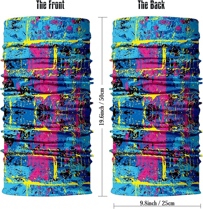 Obacle Neck Gaiter Face Mask Bandana for Dust Wind Sun Protection for Men Women