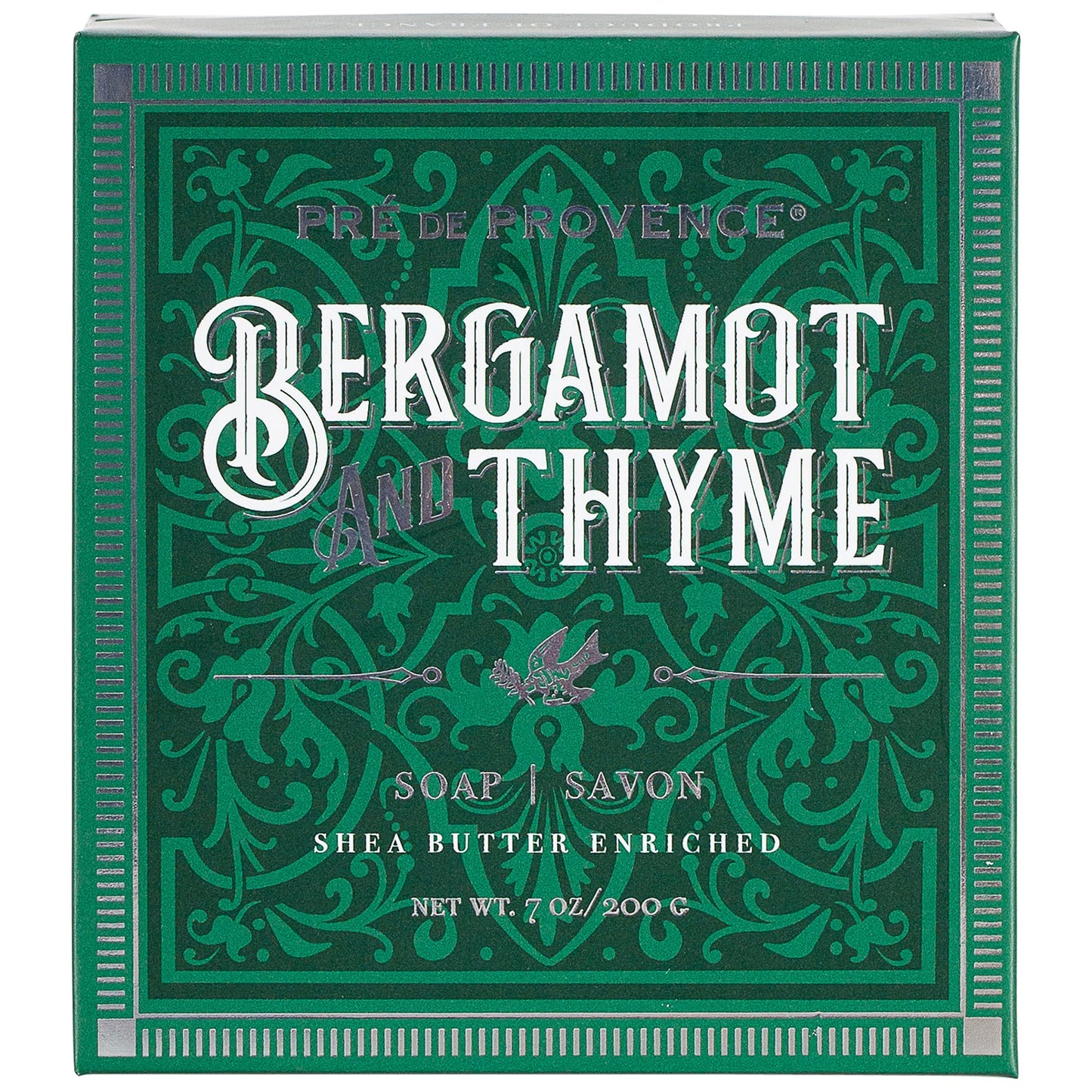 Pre de Provence Bergamot & Thyme Men's Fragrance Collection, Soap Gift Box, 200 Grams