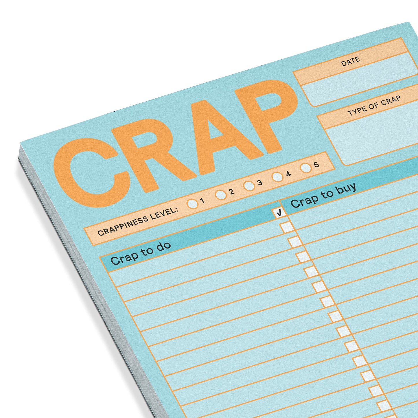 Crap Pad, To Do List Note Pad (Pastel Version) (Knock Knock Pads)