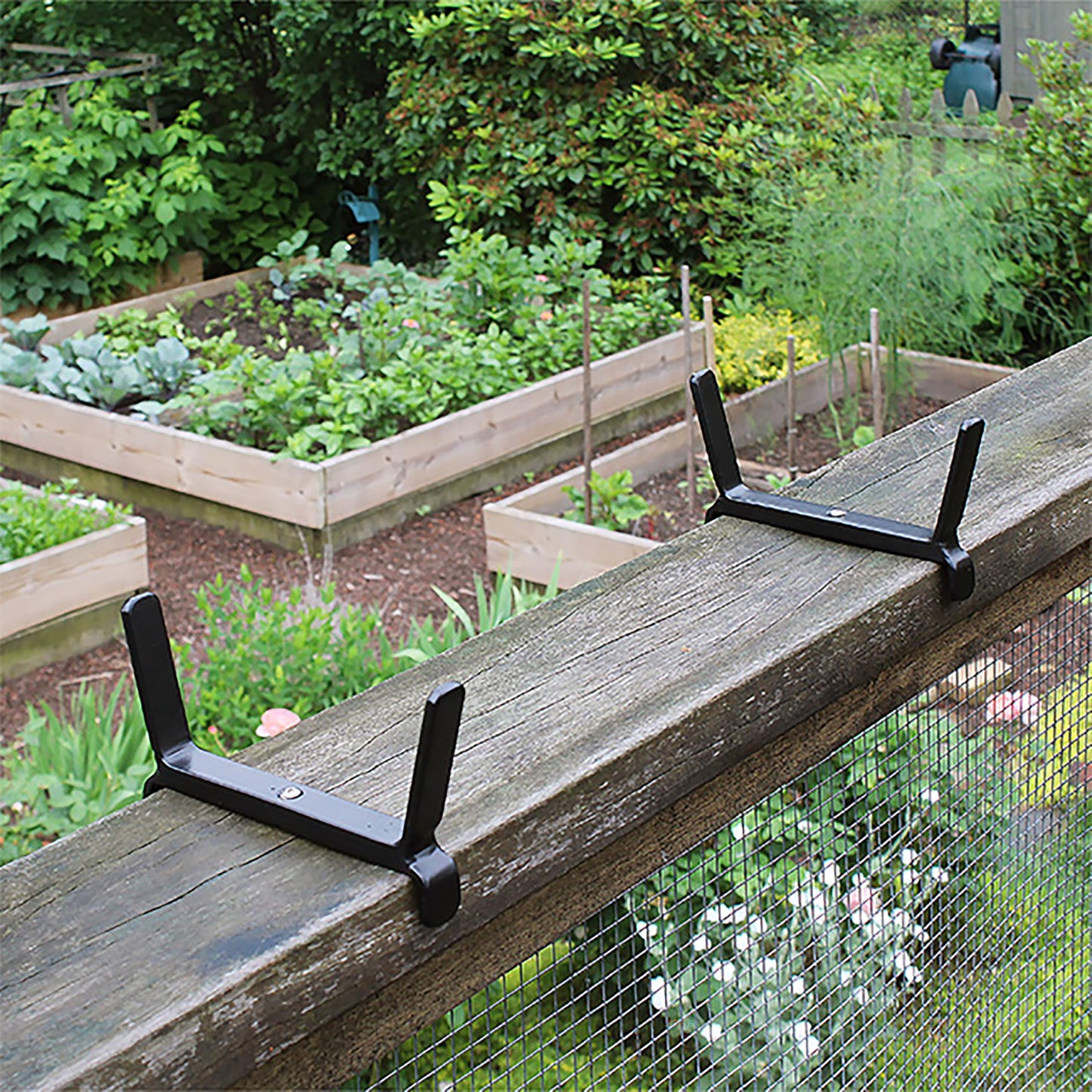 Achla Designs Window Flower Box Deck Railing Brackets, for 2 x 6, BGK-14