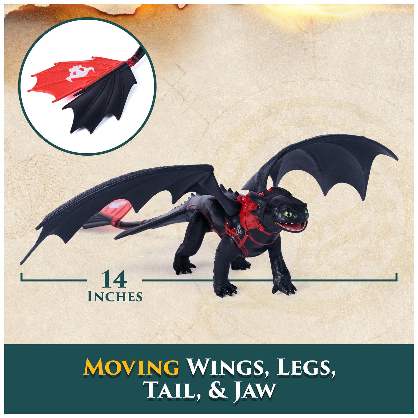 DreamWorks Dragons, How to Train Your Dragon, Toothless & Hiccup, Viking Duo Action Figures, Kids Toys for Boys Ages 4 and up