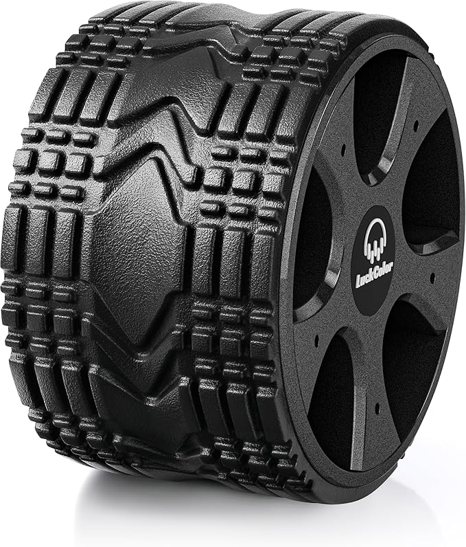 Back Roller Wheel for Deep Tissue Massage,Yoga Wheel for Back Pain & Stretching, Comfy Deep Tissue Massage Roller for Back,Spine Alignment & Tension Relief