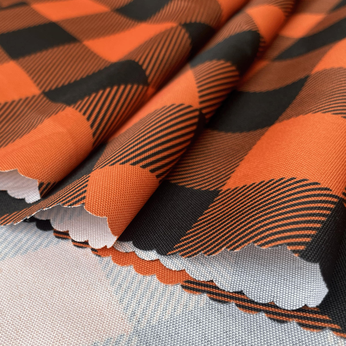 Classic Gingham Buffalo Tablecloth Fabric