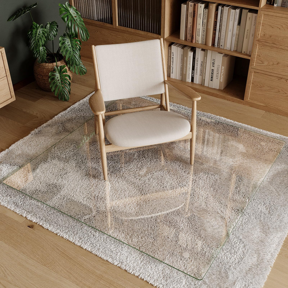 Tempered Glass Chair Mat 48"x48"