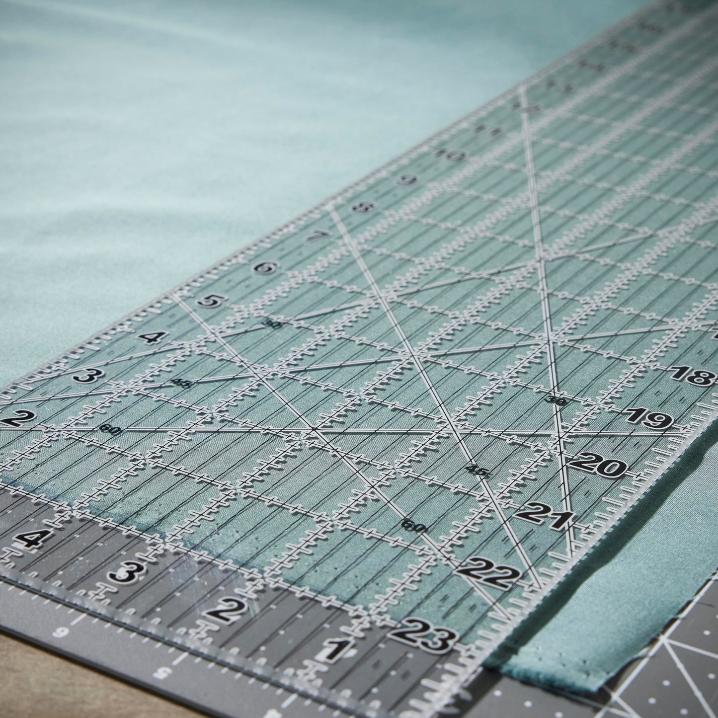 Fiskars Sewing Ruler (6"x 24") - Sewing and Quilting Ruler with Gridlines - Arts and Craft Supplies - Clear/Black