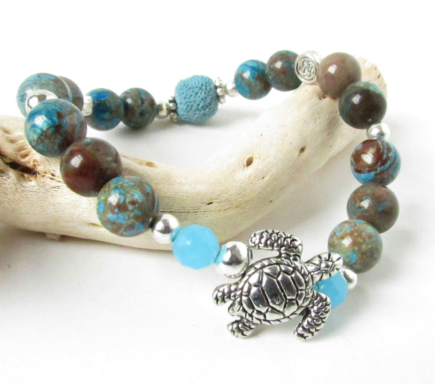 Sea Turtle Lava Bracelet, Stone Bracelet, Aromatherapy Jewelry, Christmas Gifts for Her
