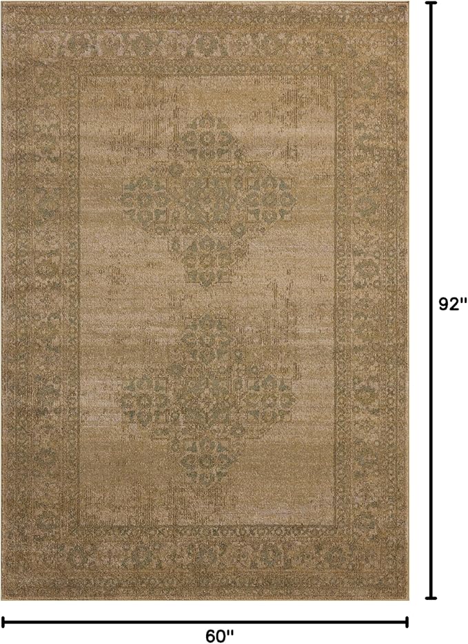 Loloi Magnolia Home by Joanna Gaines Mona Collection MOA-05 Antique/SPA 5' x 7'-8" Area Rug