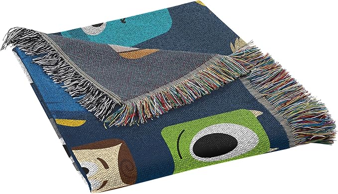 Northwest Disney-Pixar Woven Tapestry Throw Blanket, 48" x 60", Pixarland