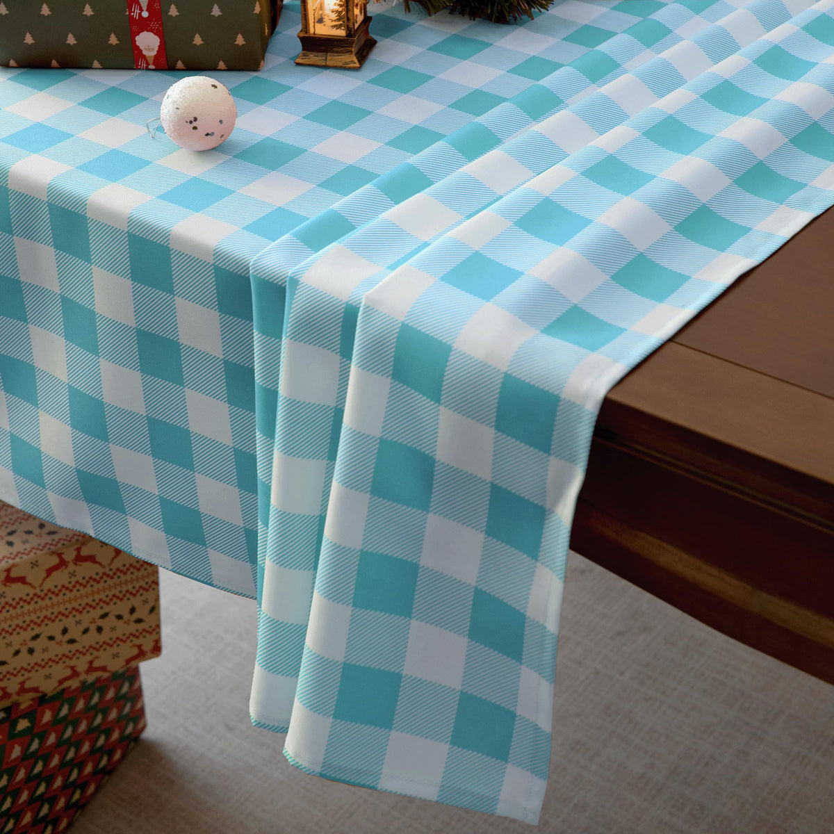 Classic Gingham Buffalo Tablecloth Fabric