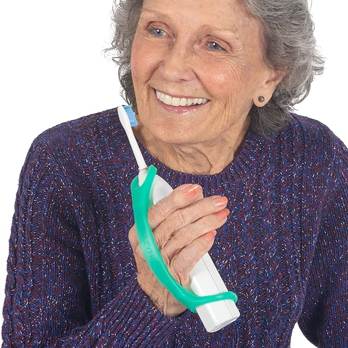 EaZyHold Silicone Universal Cuff, Adaptive Aid for Weak Hand Grip, Limited Mobility Holder for Daily Living - 9 Pack