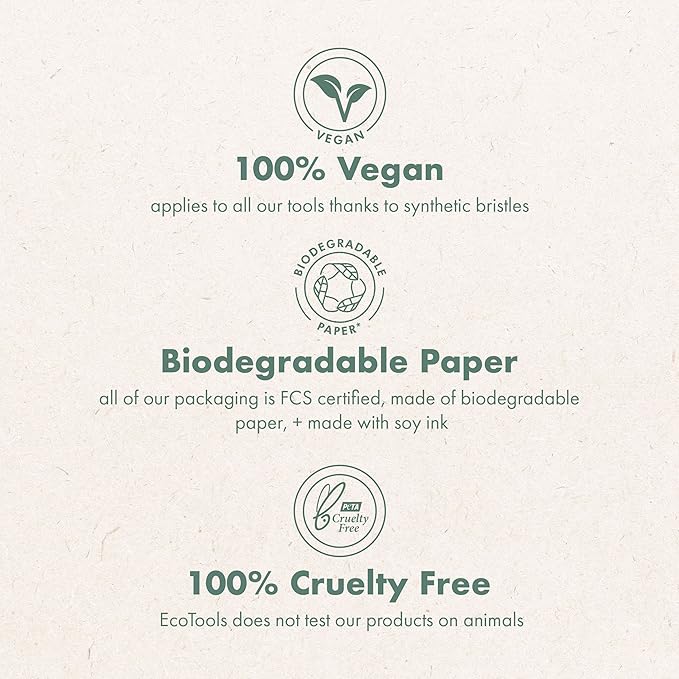 EcoTools Exfoliating Body Buffer, for Body Cleansing, Designed with Strap, Sustainable and Vegan Body Scrubber, 4 Count (Pack of 1)