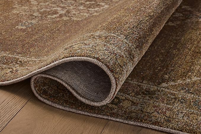 Loloi Magnolia Home by Joanna Gaines Mona Collection MOA-04 Sunset/Natural 2'-6" x 8'-0" Runner Rug