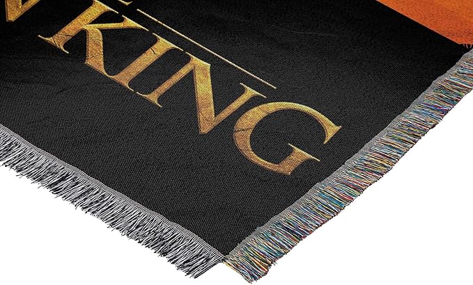 Northwest Lion King Woven Tapestry Throw Blanket, 48" x 60", Sunset Walk