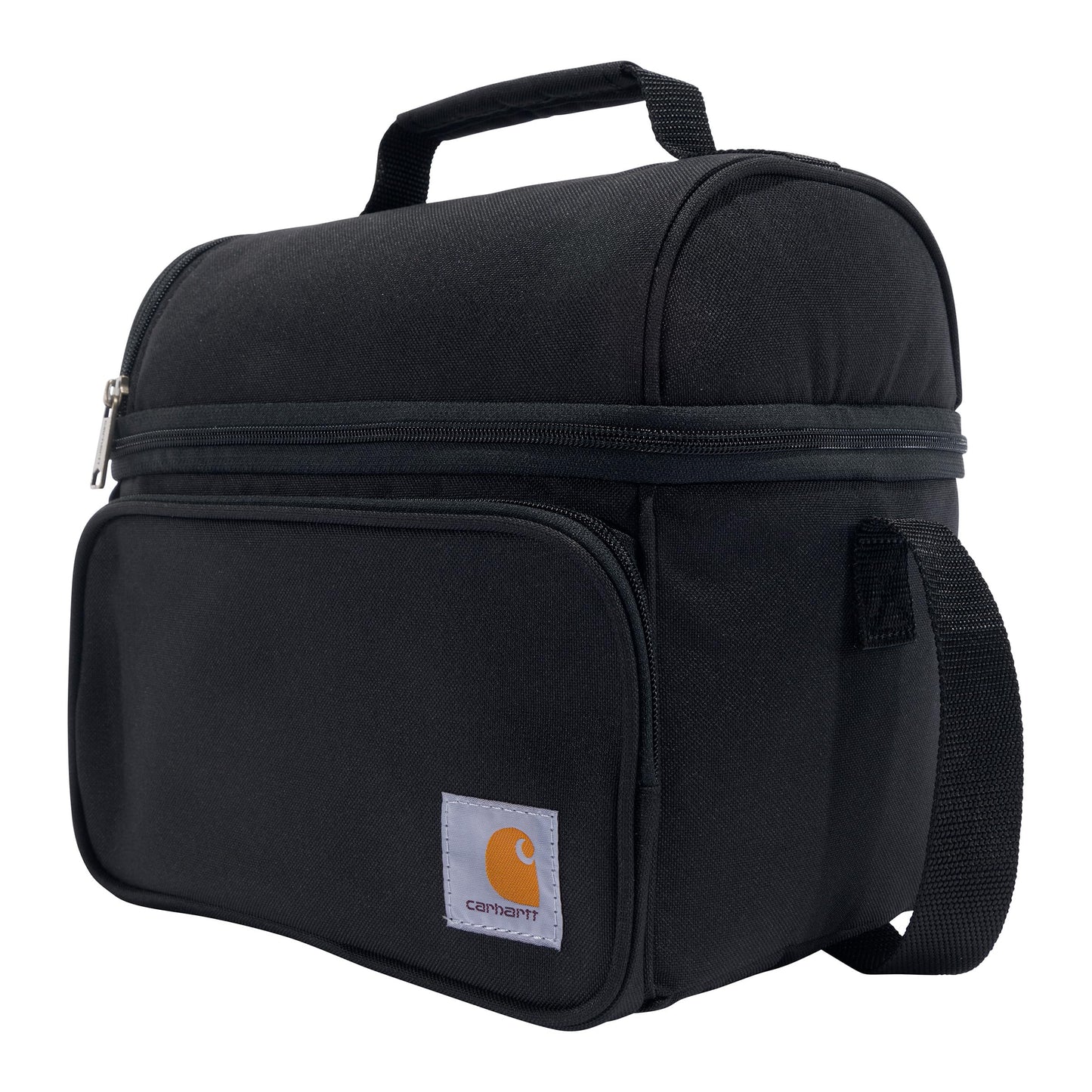 Carhartt Camping Cooler, Worksite Lunchbox, Soft Shell Lunch Bag for Construction Sites, Work and Everyday Use, Black