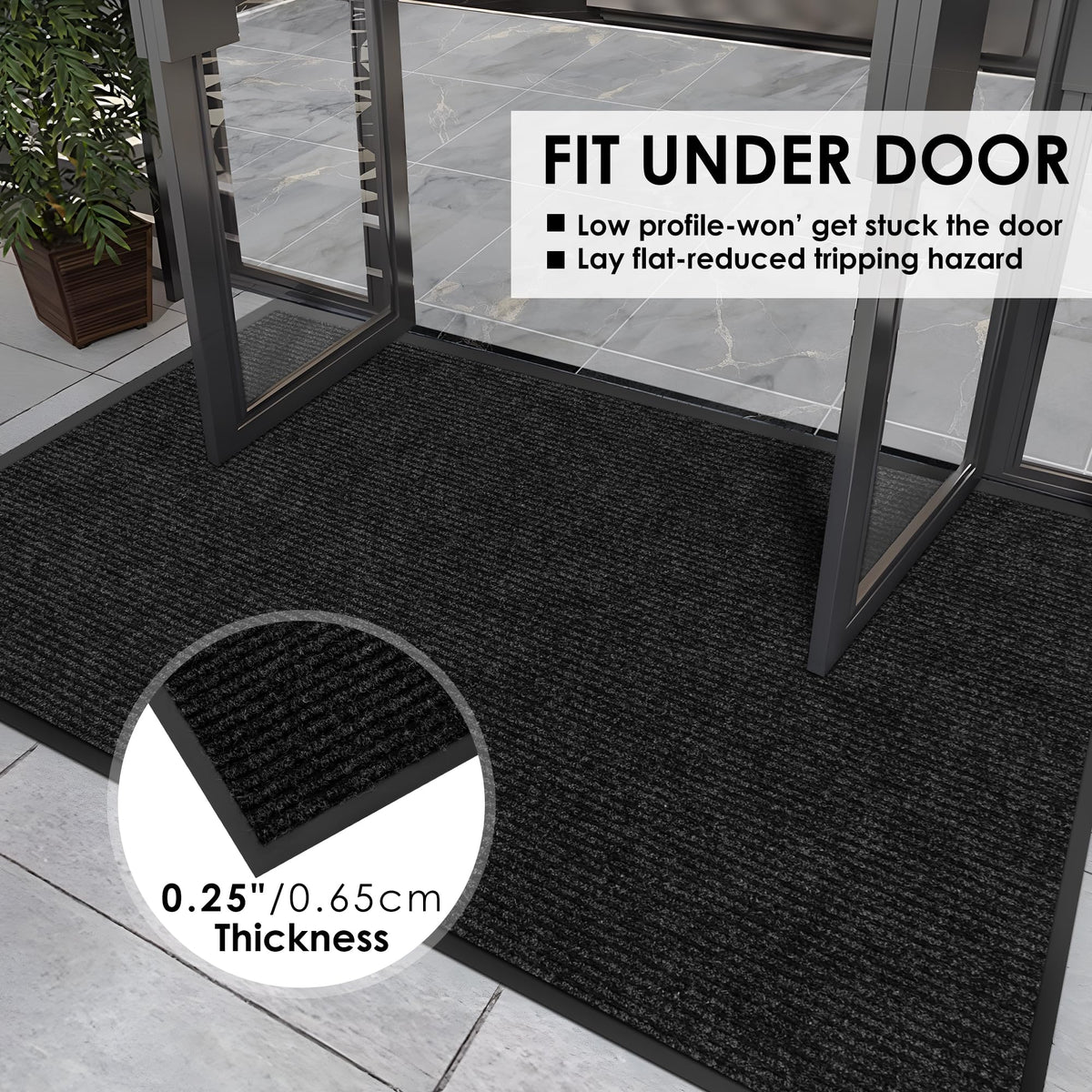 4ft x 18ft Commercial Front Door Mat