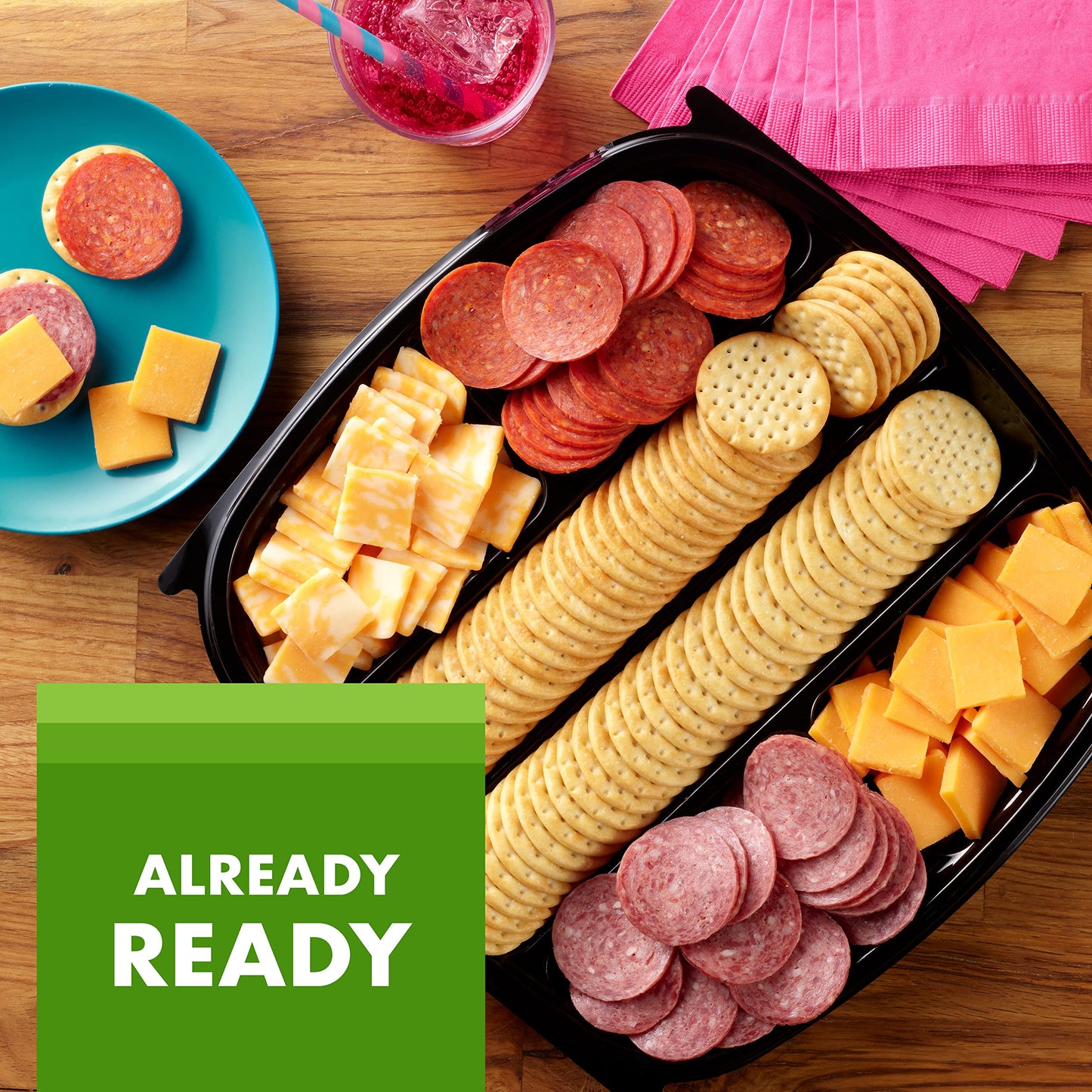 Hormel Gatherings, Hard Salami & Pepperoni Party Tray, 28 oz