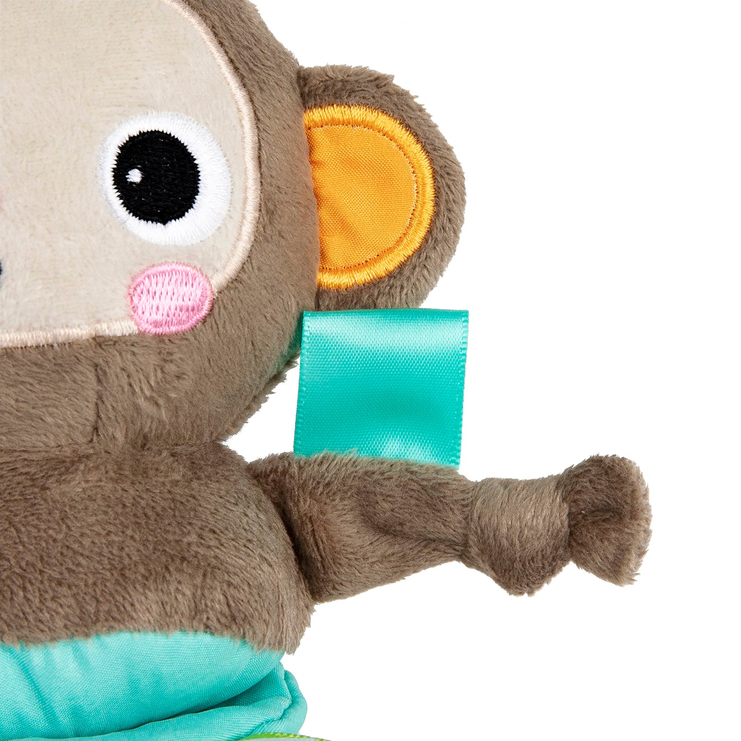 Bright Starts Pull, Play & Boogie Musical Activity Toy for Stroller - Monkey - Unisex, Newborn +