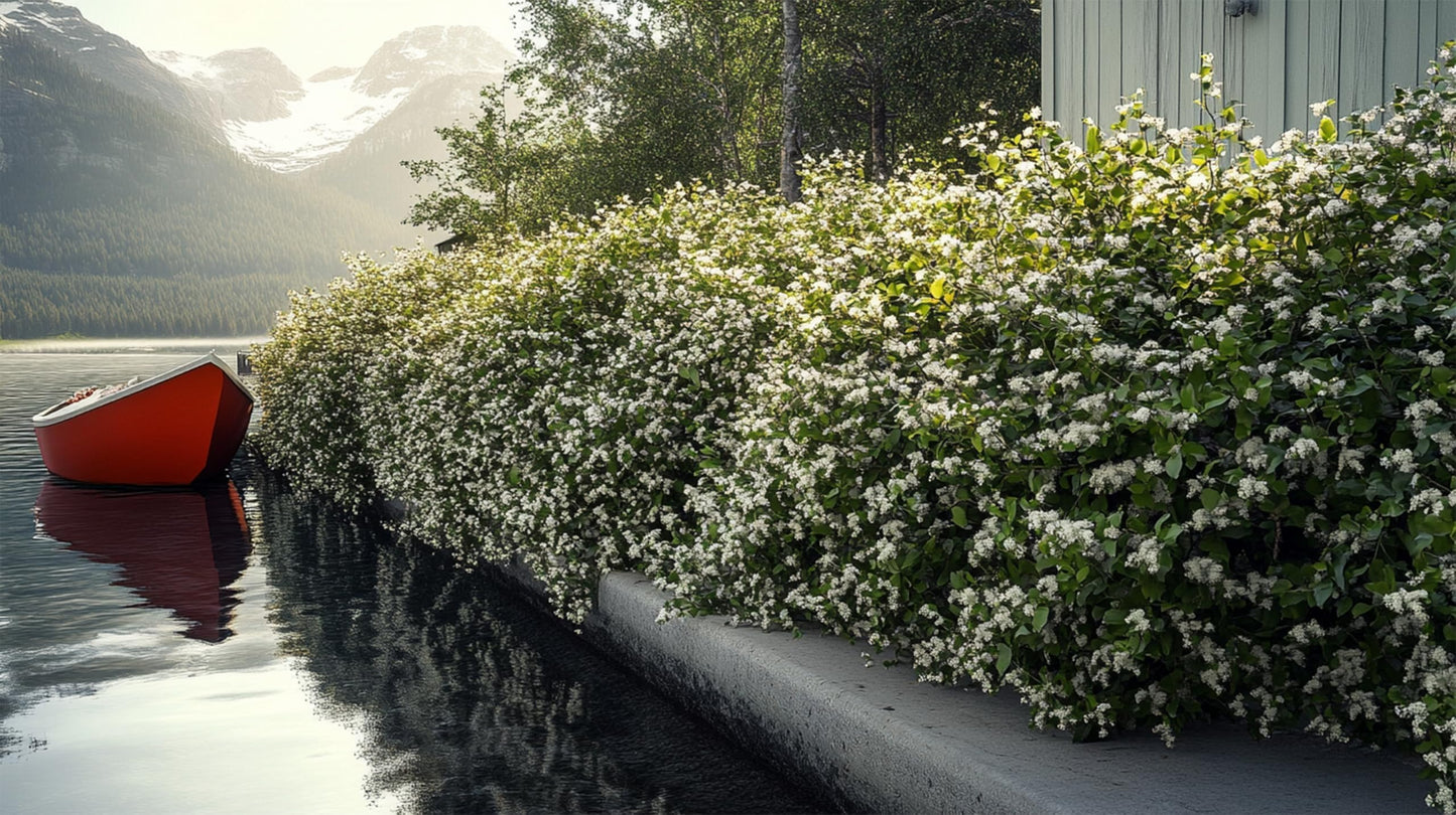 Variegated Confederate Jasmine | 3 Live 4 Inch Pots | Trachelospermum asiaticum Variegatum | Evergreen Vining Plants | Fast Growing Groundcover