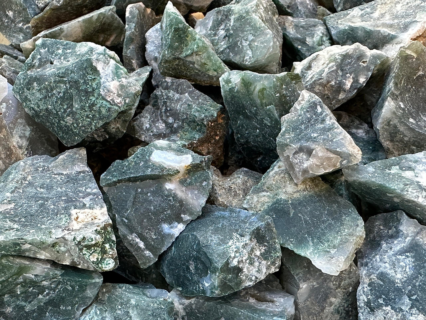 GAF TREASURES Wholesale Raw Tree Agate Crystals, Natural Tree Agate, Natural Rough Tree Agate Crystals, Tree Agate Healing Crystals (Tree Agate, 0.5 Pound)