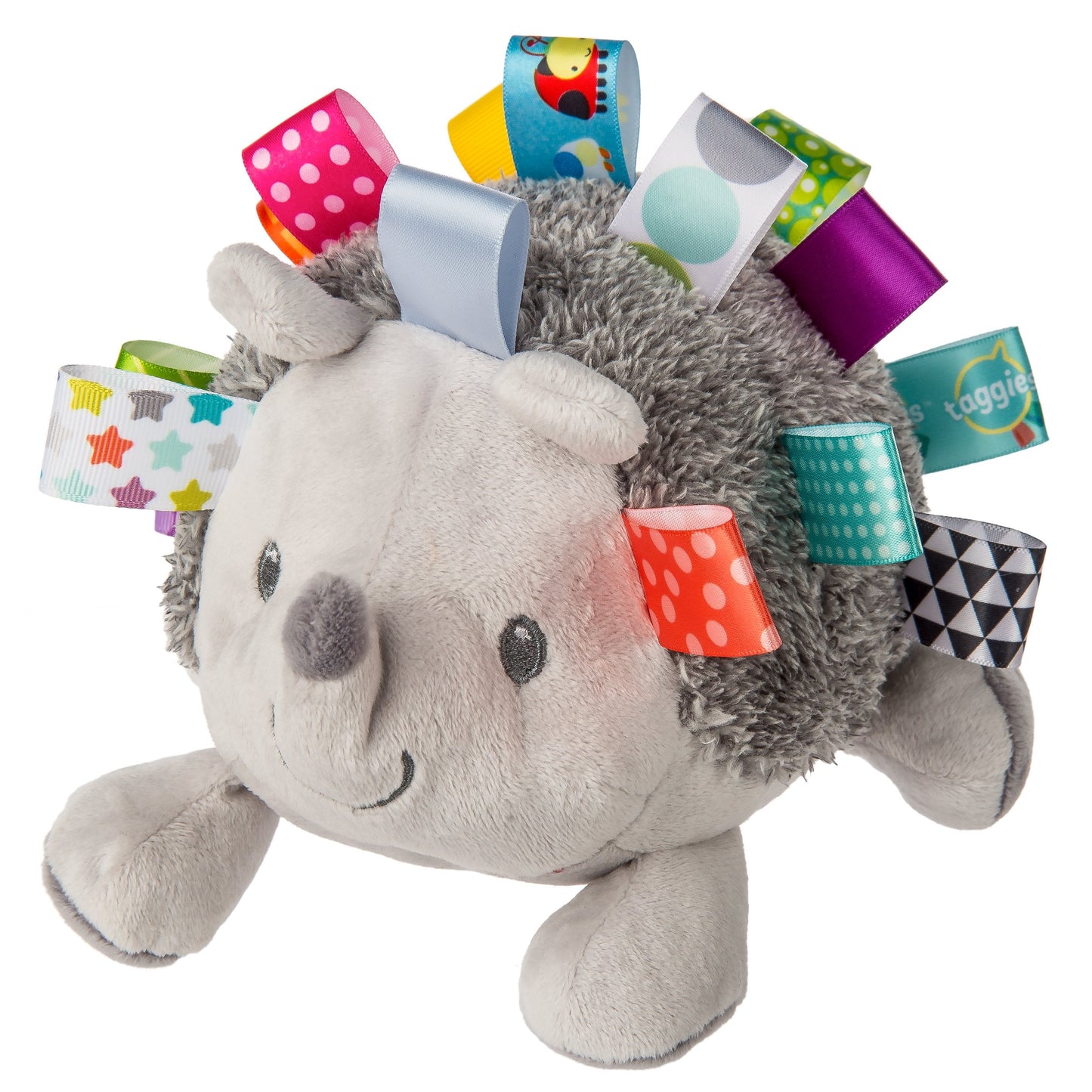 Mary Meyer 8-Inch Heather Hedgehog Soft Toy and Heather Hedgehog Baby Rattle Taggies Bundle