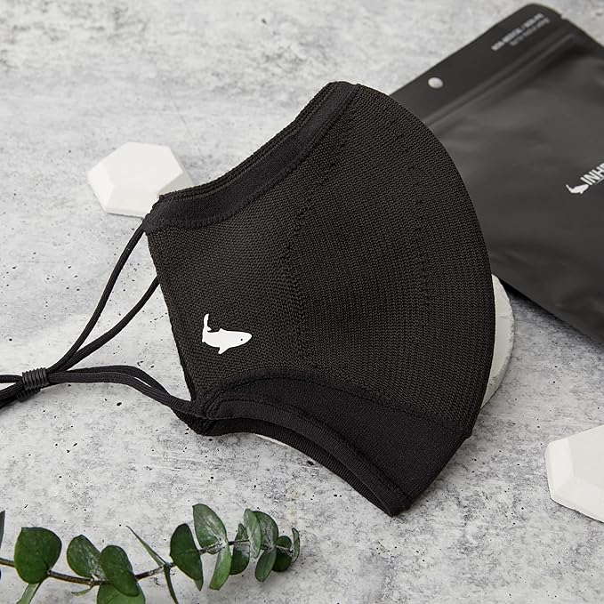 INHERENT Premium Traveler's Face Mask with Anti-Odor SILVERbac | Reusable, Adjustable, Comfortable