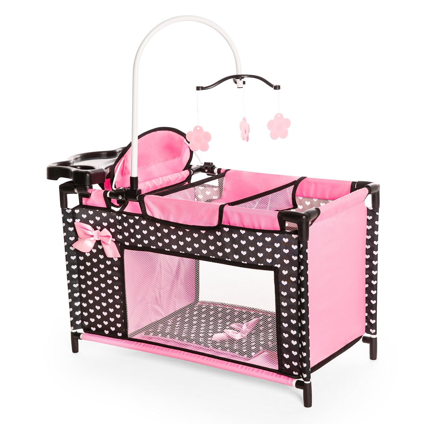 Bayer Baby Doll Furniture Set with Bed, Highchair & Storage for 18 in Dolls
