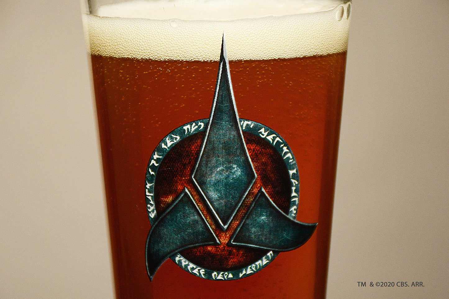 STAR TREK Warrior Printed Pint & Stemless Wine Glass Set - Officially Licensed, Premium Quality, Handcrafted Glassware - A Collectible Gift for Series Lovers, Birthdays, & Special Occasions