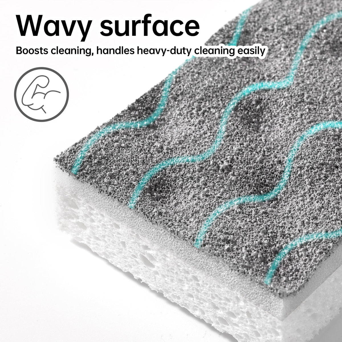 Textured Clean Sponges (24 Count)